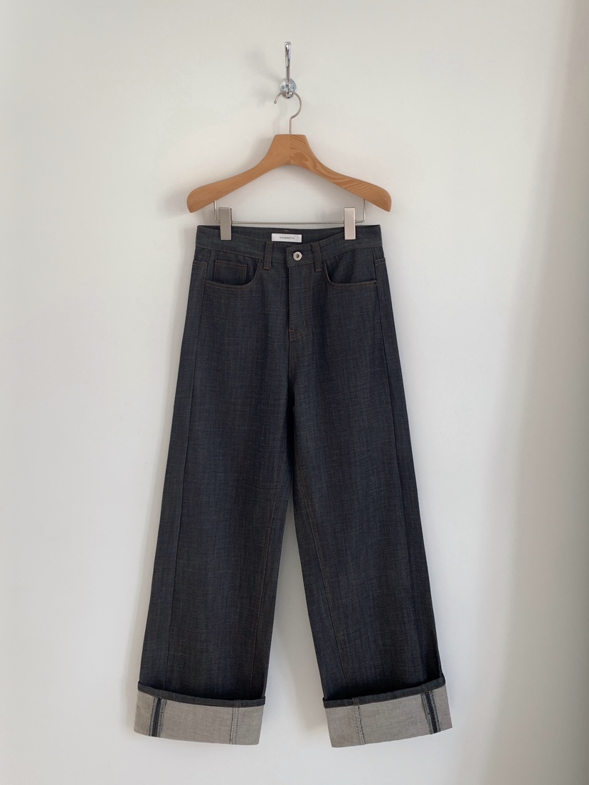 COURGETTE韓國代購女裝新品推薦休閑真品26春夏熱賣牛仔褲COURGETTE牛仔褲圖色1