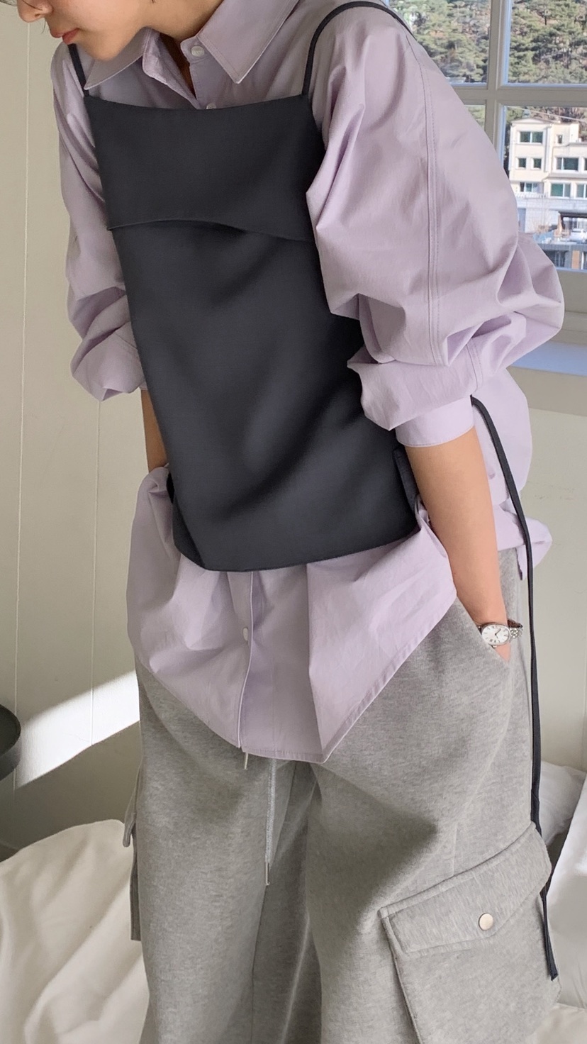 OVER RICH東大門直郵女裝新款人氣26春夏熱賣休閑吊帶背心OVER RICH吊帶/背心