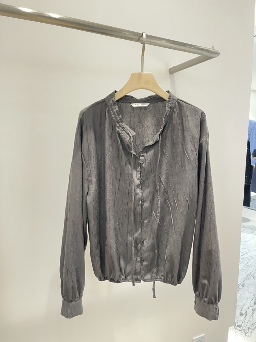 A P-STUDIO韓國代購女裝新品職業推薦休閑熱賣襯衫蕾絲衫A P-STUDIO襯衫/蕾絲衫圖色2