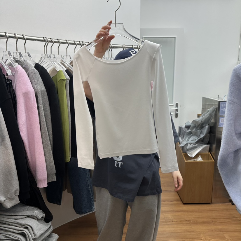 GABIZON韓國直郵女士新款時尚人氣休閑職業真品熱賣長袖T恤GABIZON長袖T恤圖色1