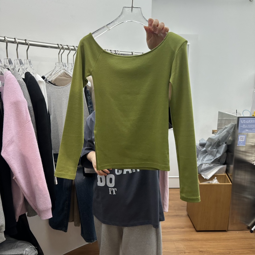 GABIZON韓國直郵女士新款時尚人氣休閑職業真品熱賣長袖T恤GABIZON長袖T恤圖色2