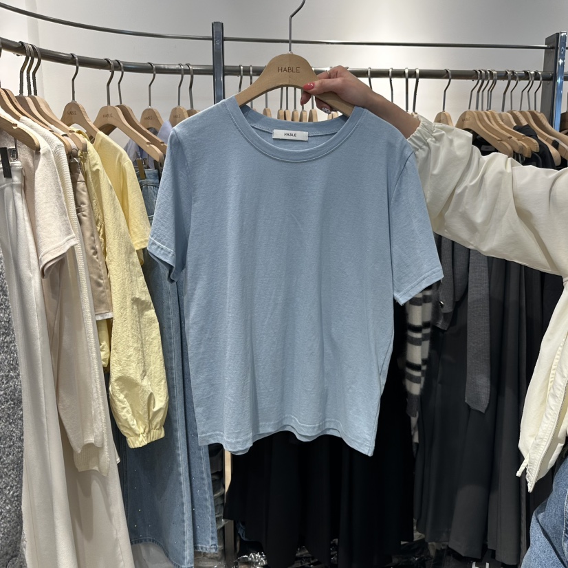 HABLE東大門代購女士新款職業26春夏時尚真品推薦休閑T恤HABLET恤圖色3