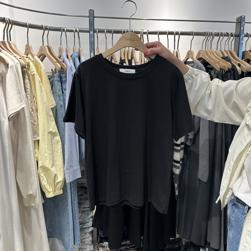 HABLE東大門代購女士新款職業26春夏時尚真品推薦休閑T恤HABLET恤圖色4