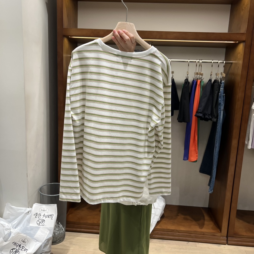 THE CAMEL韓國代購女士新品時尚長袖T恤the came_l 家長袖T恤