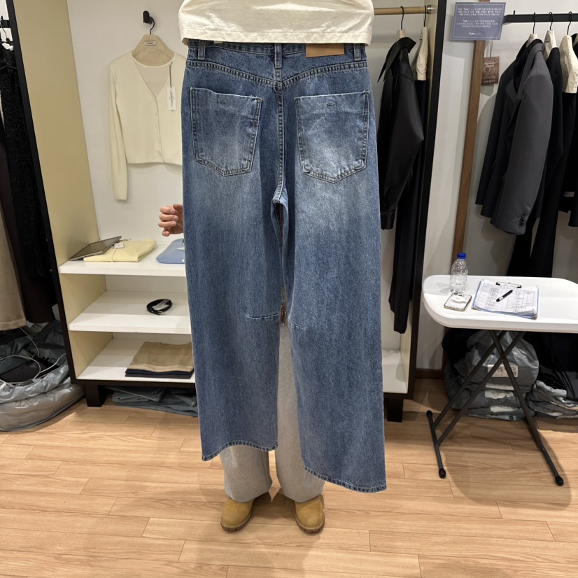 MUYBIEN東大門直郵女裝新款26春夏真品休閑職業熱賣牛仔褲MUYBIEN牛仔褲