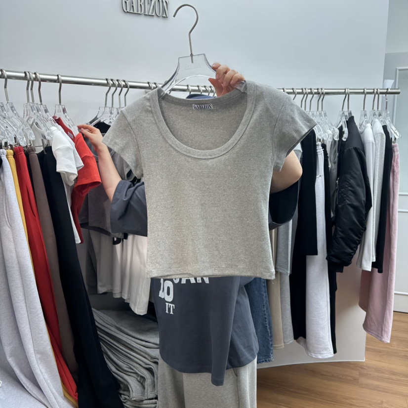 GABIZON韓國代購女士新款人氣休閑26春夏職業推薦真品T恤GABIZONT恤圖色4