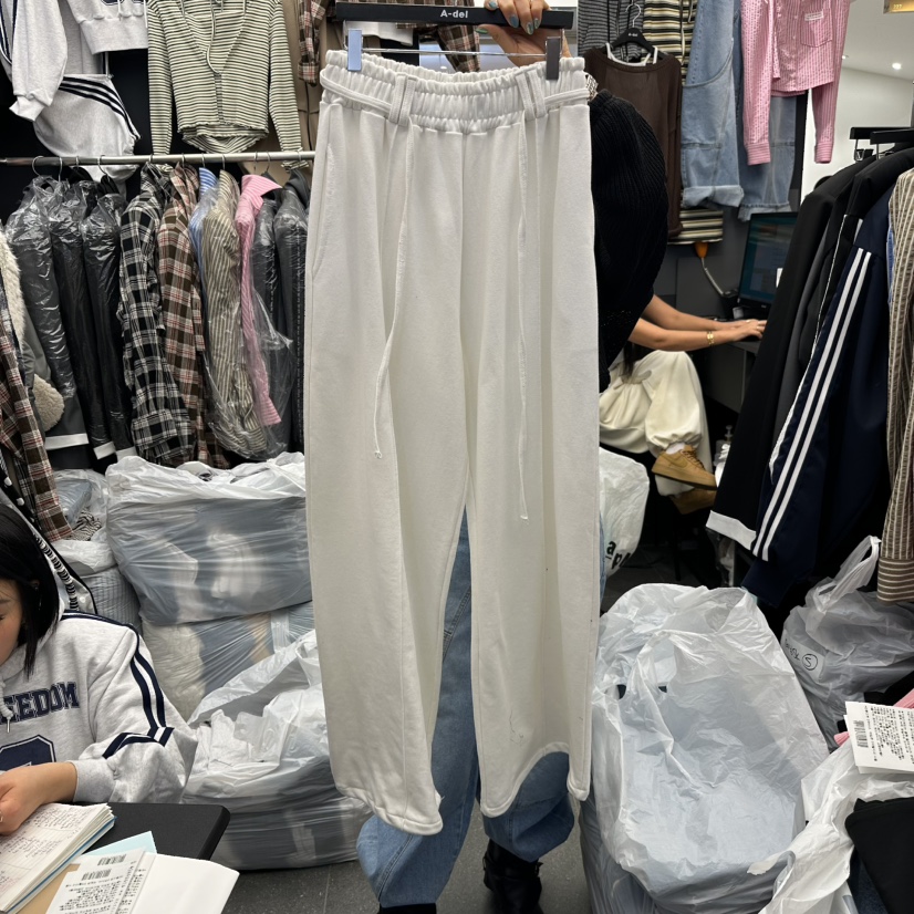 A-DEL韓國直郵女裝新品真品職業熱賣時尚休閑26春夏休閑褲A-DEL休閑褲圖色1