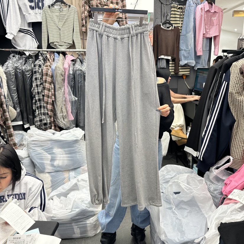 A-DEL韓國直郵女裝新品真品職業熱賣時尚休閑26春夏休閑褲A-DEL休閑褲圖色3