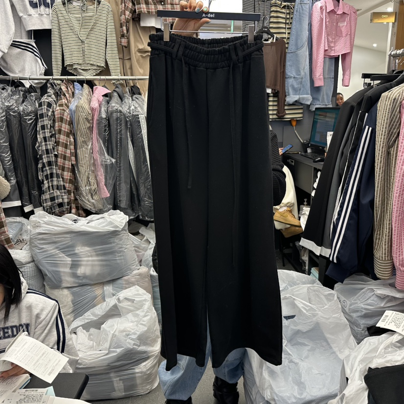 A-DEL韓國直郵女裝新品真品職業熱賣時尚休閑26春夏休閑褲A-DEL休閑褲圖色4