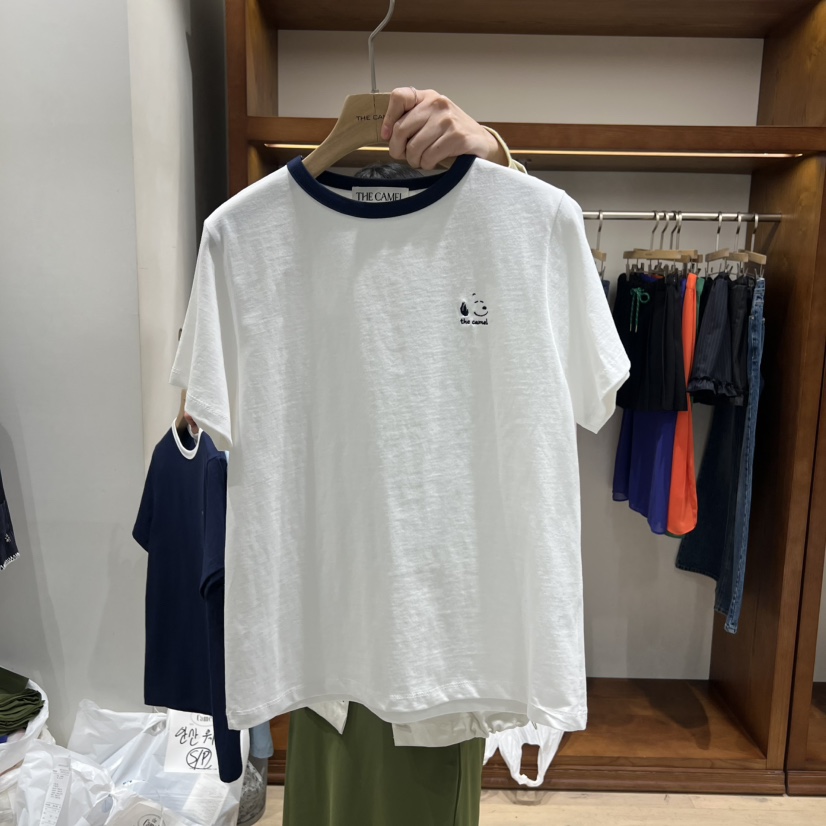 THE CAMEL東大門代購女裝新品休閑T恤史努比the came_l 家T恤圖色1