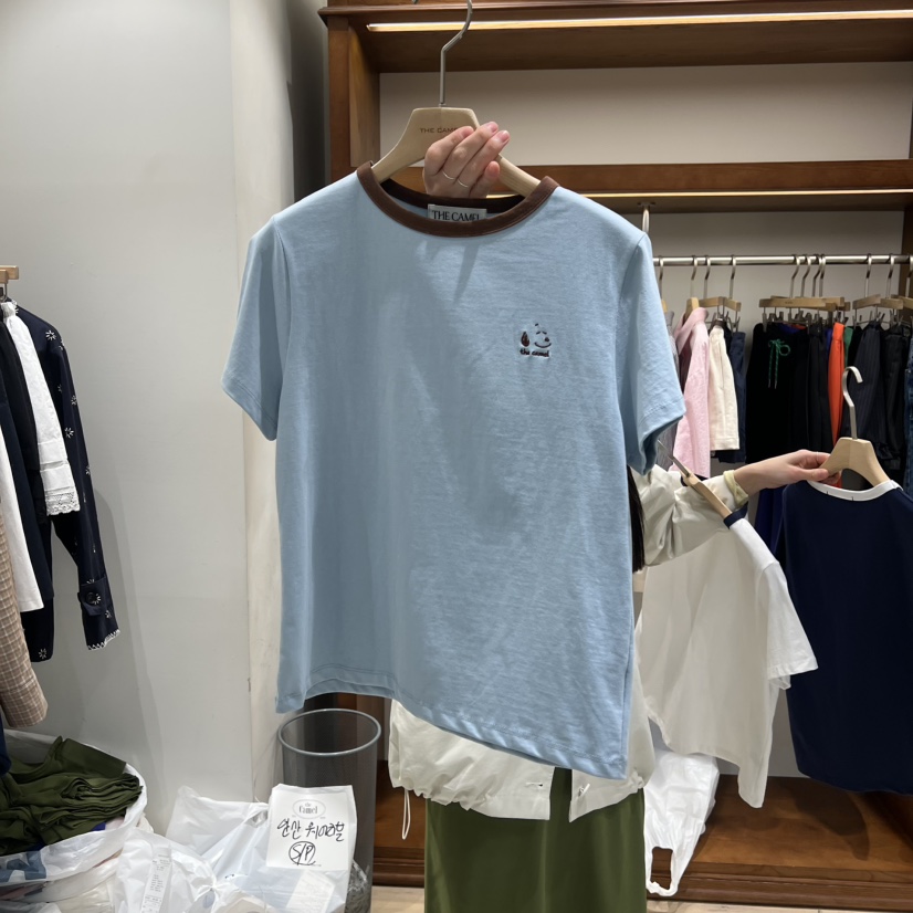 THE CAMEL東大門代購女裝新品休閑T恤史努比the came_l 家T恤圖色2