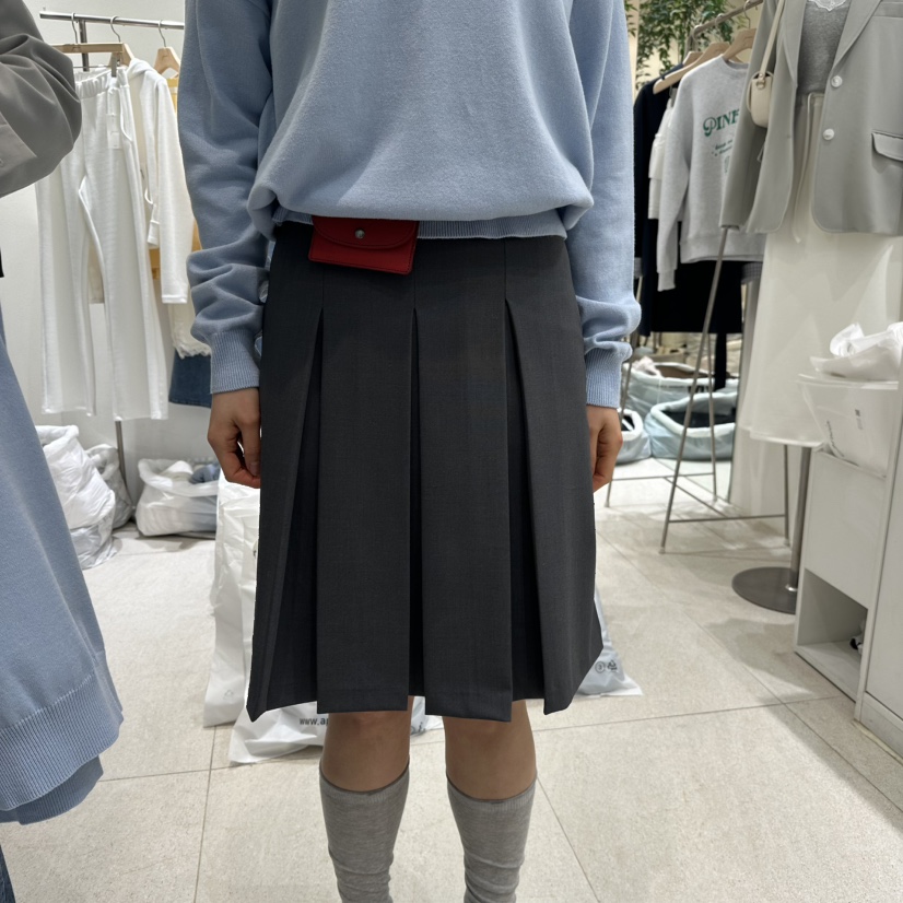 GRACIA東大門實拍女士新品推薦休閑半身裙中短裙兩面可穿GRACIA半身裙/中短裙