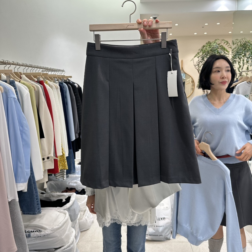 GRACIA東大門實拍女士新品推薦休閑半身裙中短裙兩面可穿GRACIA半身裙/中短裙圖色2