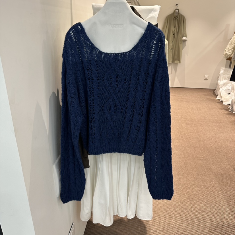 OVERTAKE東大門實拍女裝新款26春夏真品熱賣職業推薦針織衫OVERTAKE針織衫圖色3