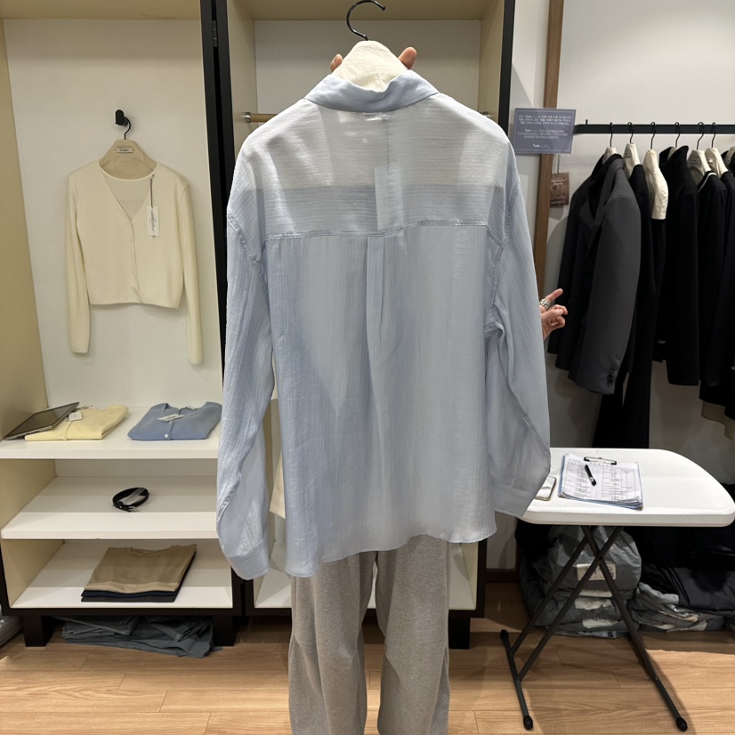 MUYBIEN韓國直郵女士新款職業推薦人氣時尚熱賣襯衫蕾絲衫MUYBIEN襯衫/蕾絲衫