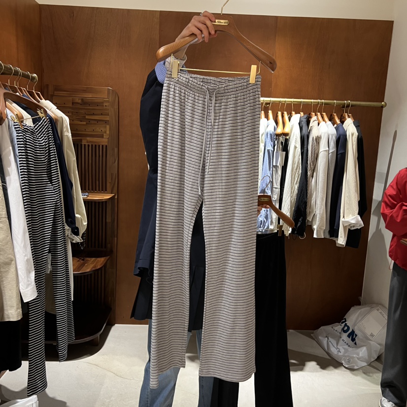 HEBON韓國直郵女士新款職業人氣推薦熱賣26春夏休閑褲蝴蝶結HEBON休閑褲圖色2