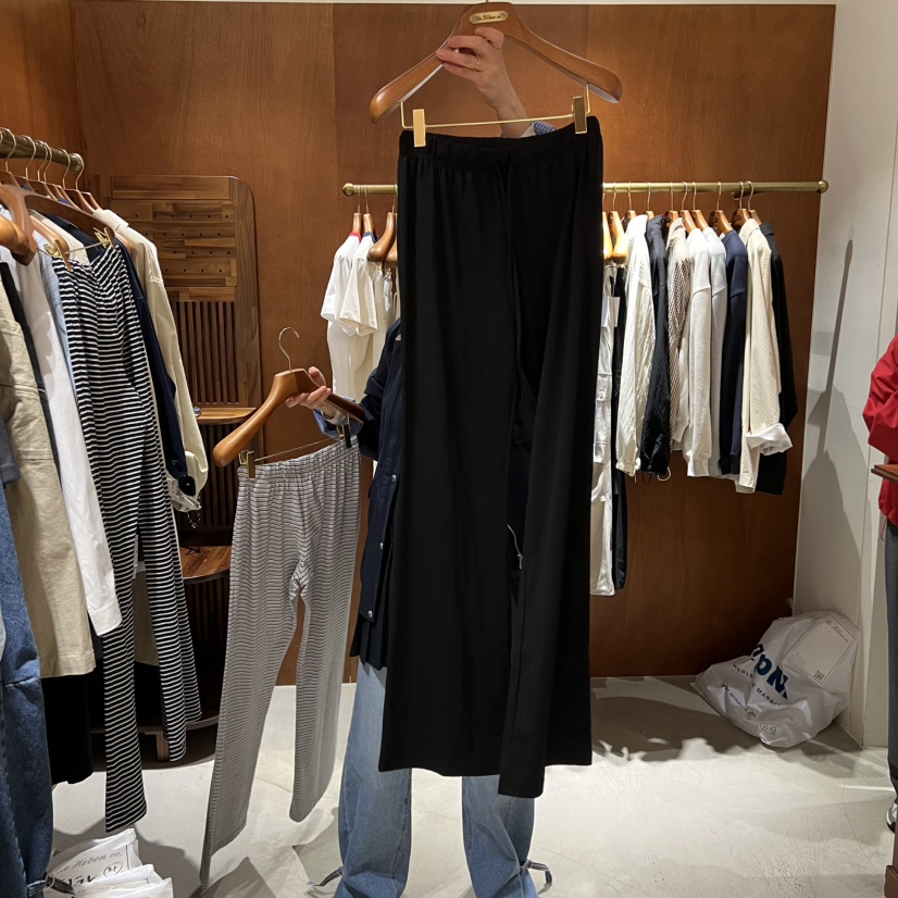 HEBON韓國直郵女士新款職業人氣推薦熱賣26春夏休閑褲蝴蝶結HEBON休閑褲圖色3