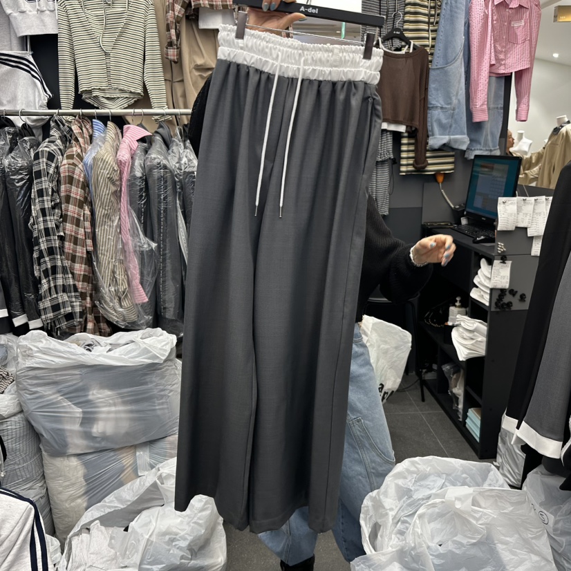 A-DEL韓國直郵女裝新款休閑時尚熱賣人氣真品職業休閑褲A-DEL休閑褲圖色1