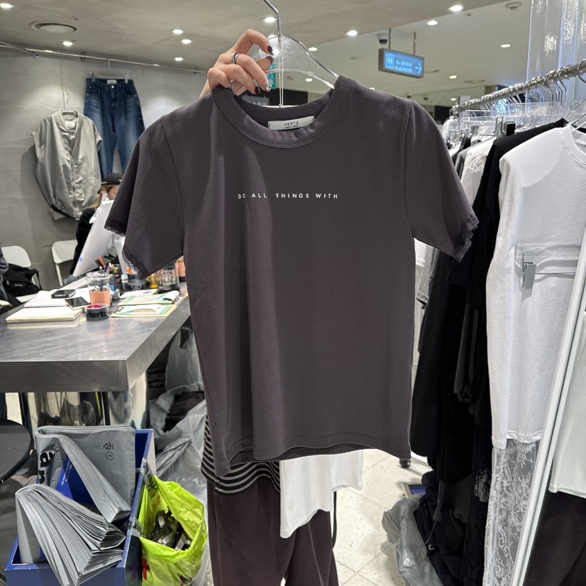 HERTZ-P東大門實拍女士新款休閑熱賣推薦職業26春夏人氣T恤HERTZ-PT恤圖色1