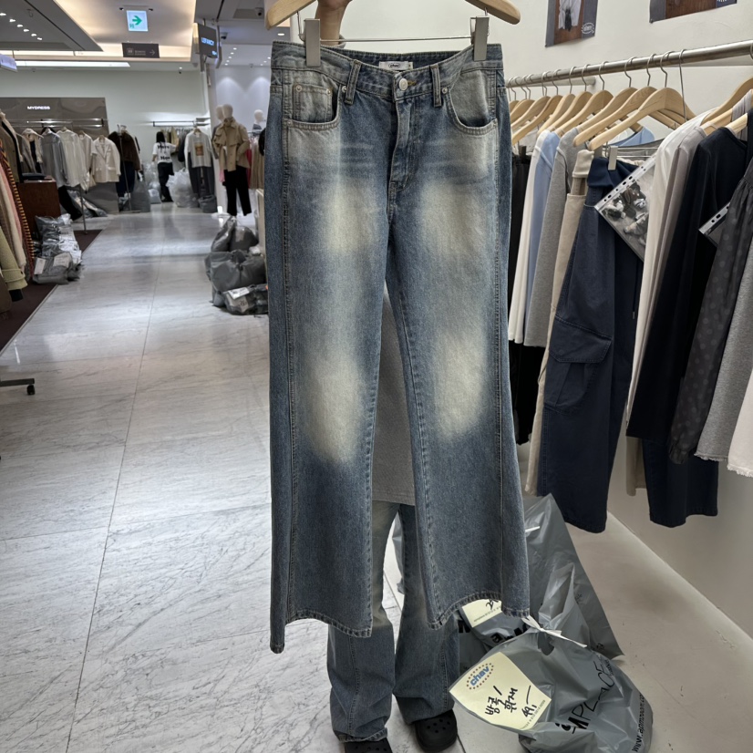 CHAV東大門直郵女裝新品熱賣推薦休閑時尚職業真品牛仔褲CHAV牛仔褲圖色1