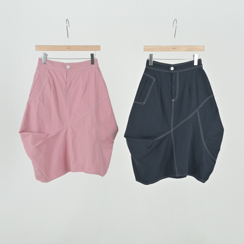 RUMBA韓國代購女裝新款休閑職業26春夏推薦真品長裙不對稱RUMBA長裙