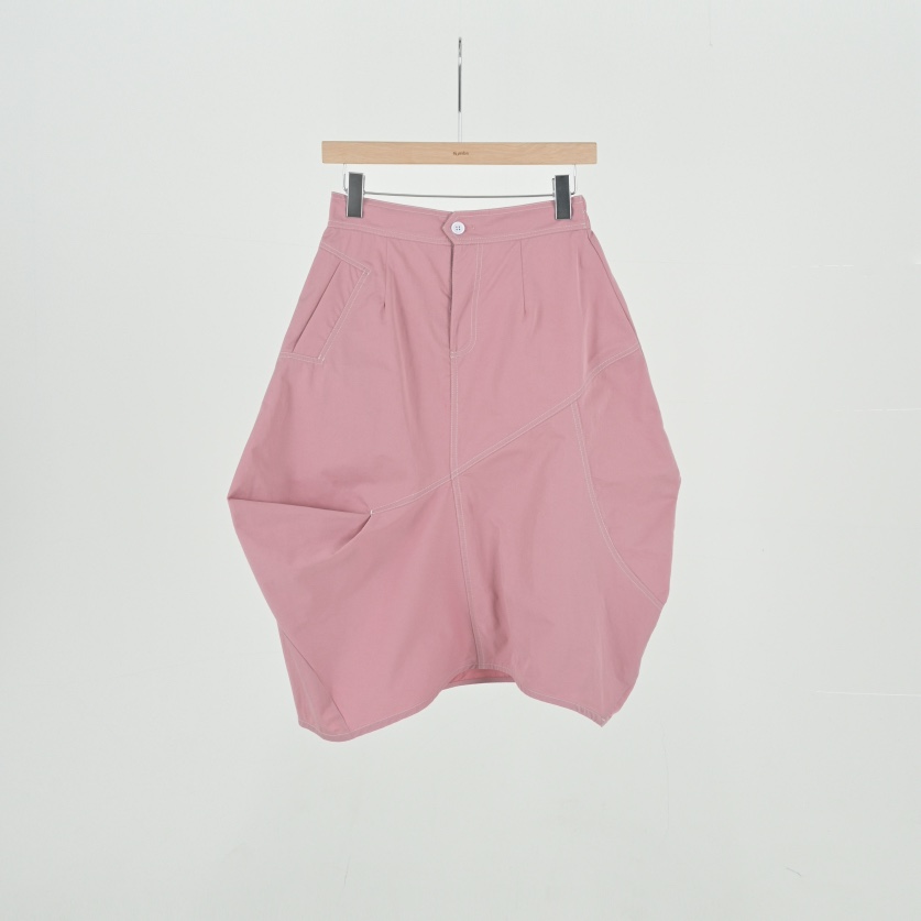 RUMBA韓國代購女裝新款休閑職業26春夏推薦真品長裙不對稱RUMBA長裙圖色1