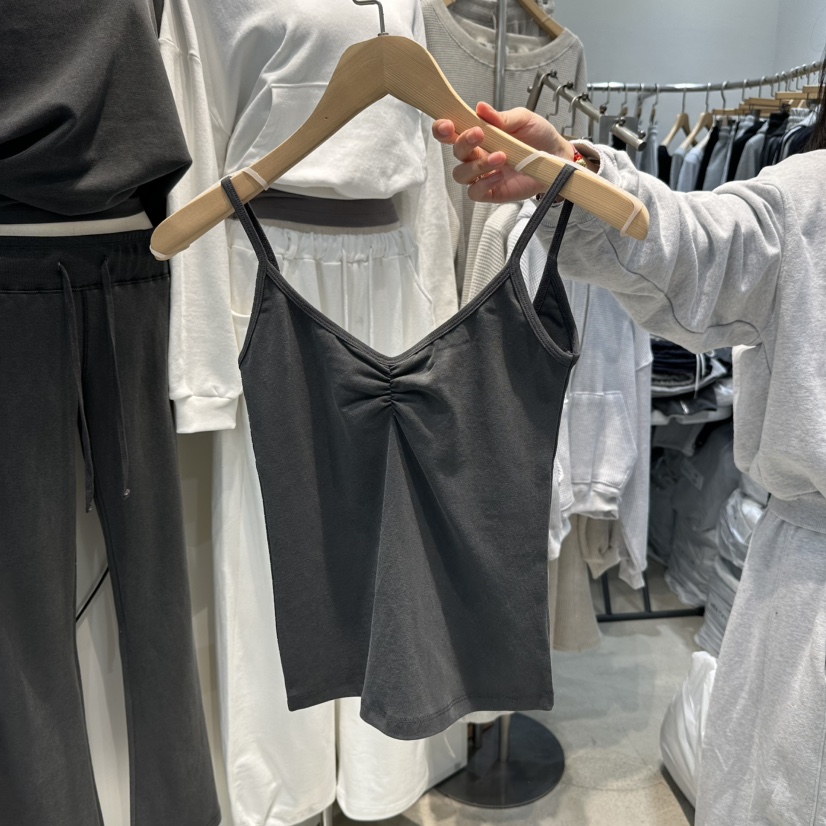 W.FATAL東大門實拍女士新品熱賣推薦時尚真品吊帶背心褶皺W.FATAL吊帶/背心圖色3