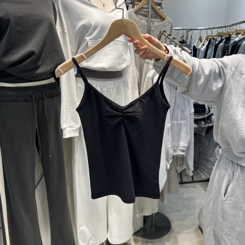 W.FATAL東大門實拍女士新品熱賣推薦時尚真品吊帶背心褶皺W.FATAL吊帶/背心圖色4