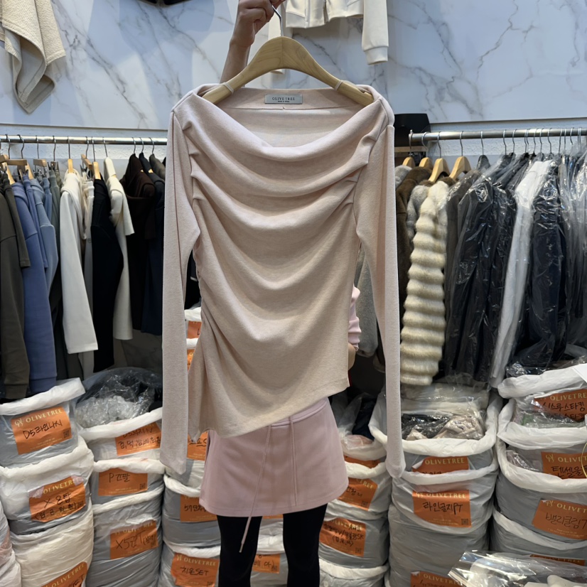 OLIVE TrEE東大門實拍女裝新品時尚真品職業熱賣長袖T恤OLIVE TrEE長袖T恤圖色2