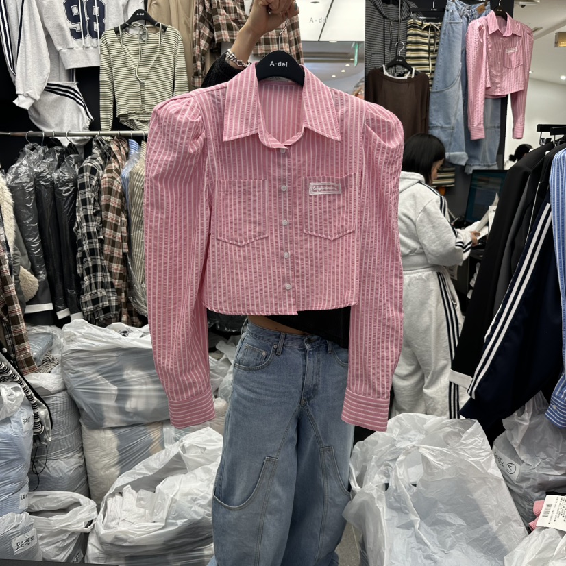 A-DEL東大門直郵女士新品推薦真品26春夏人氣襯衫蕾絲衫A-DEL襯衫/蕾絲衫圖色1