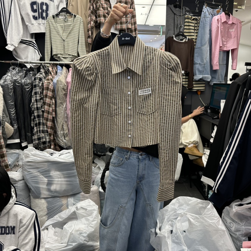 A-DEL東大門直郵女士新品推薦真品26春夏人氣襯衫蕾絲衫A-DEL襯衫/蕾絲衫圖色3