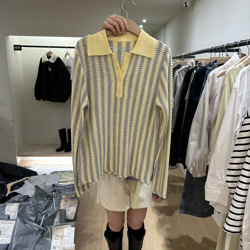 WINSOME東大門直郵女士新品26春夏休閑真品推薦熱賣針織衫WINSOME針織衫圖色1