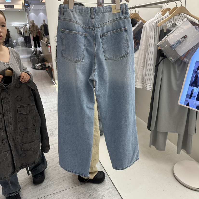 CHAV東大門直郵女士新品職業休閑26春夏推薦人氣真品牛仔褲CHAV牛仔褲