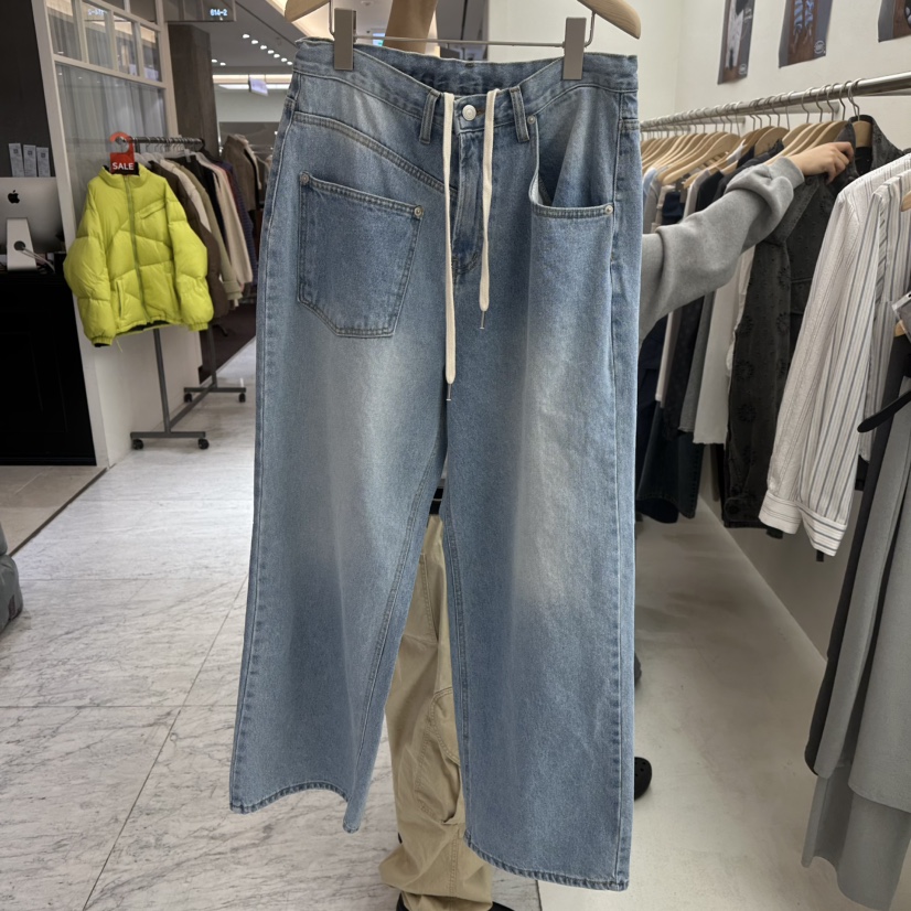 CHAV東大門直郵女士新品職業休閑26春夏推薦人氣真品牛仔褲CHAV牛仔褲圖色1