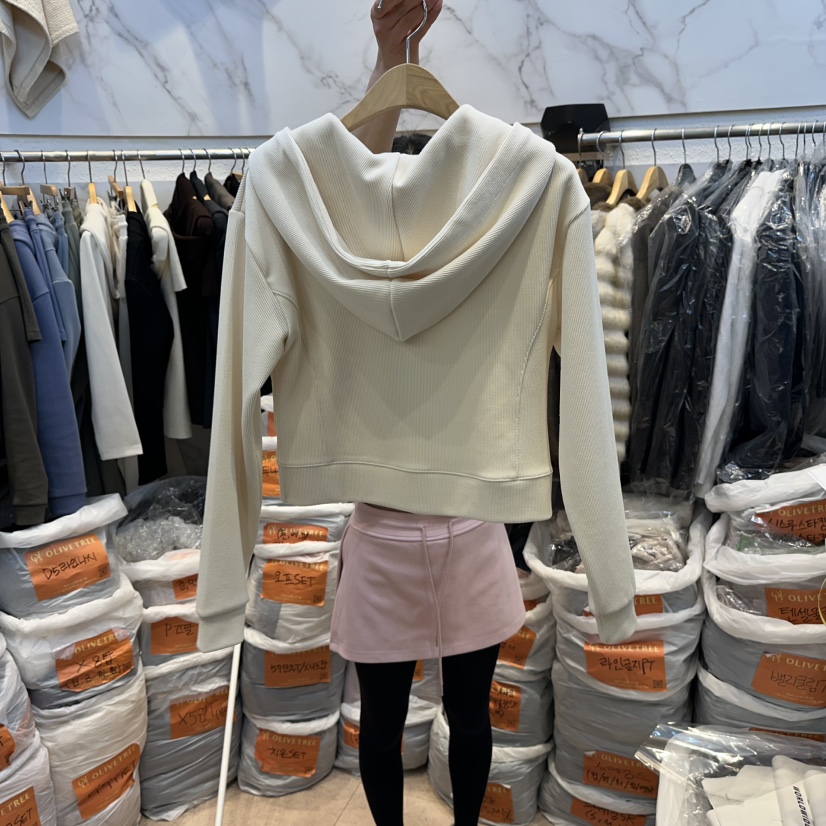 OLIVE TrEE韓國直郵女士新款人氣時尚真品休閑26春夏夾克拉鏈OLIVE TrEE夾克