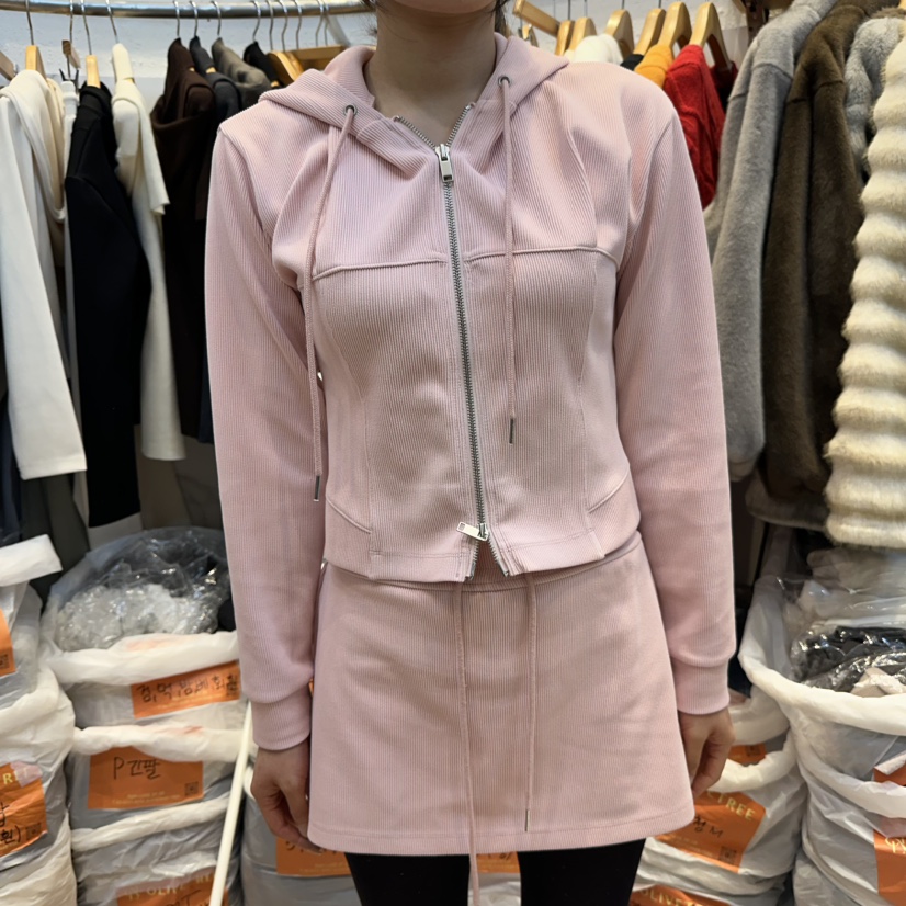 OLIVE TrEE韓國直郵女士新款人氣時尚真品休閑26春夏夾克拉鏈OLIVE TrEE夾克圖色2