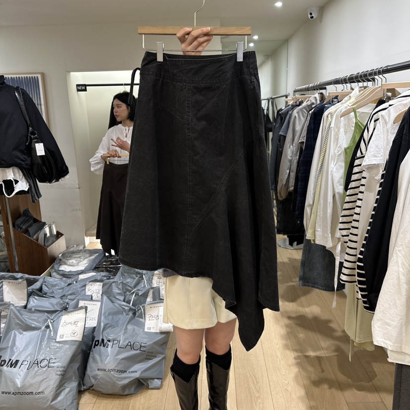 WINSOME韓國直郵女裝新品休閑人氣職業推薦真品半身裙中短裙WINSOME半身裙/中短裙