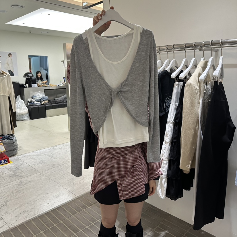 VIVE韓國代購女士新款推薦人氣真品時尚26春夏休閑長袖T恤VIVE長袖T恤圖色1