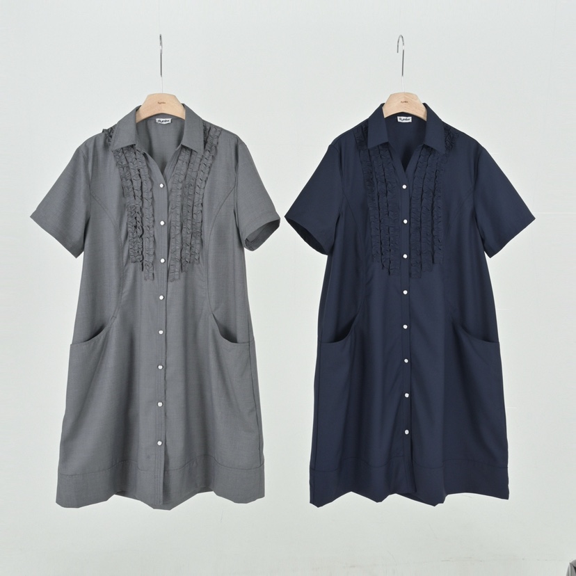 RUMBA東大門直郵女士新款職業26春夏時尚推薦休閑熱賣連衣裙RUMBA連衣裙