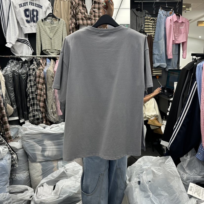 A-DEL東大門代購女裝新款推薦時尚26春夏人氣休閑職業T恤A-DELT恤