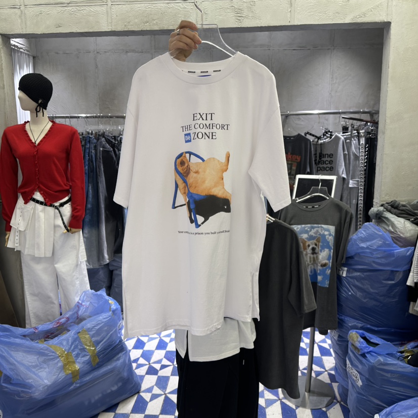 AMOUR東大門直郵女士新款真品熱賣人氣26春夏休閑推薦T恤AMOURT恤圖色1