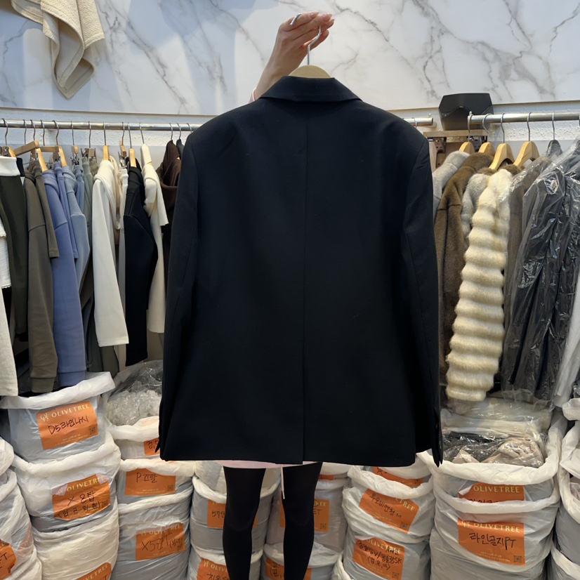 OLIVE TrEE東大門代購女士新款時尚26春夏人氣休閑夾克天絲OLIVE TrEE夾克