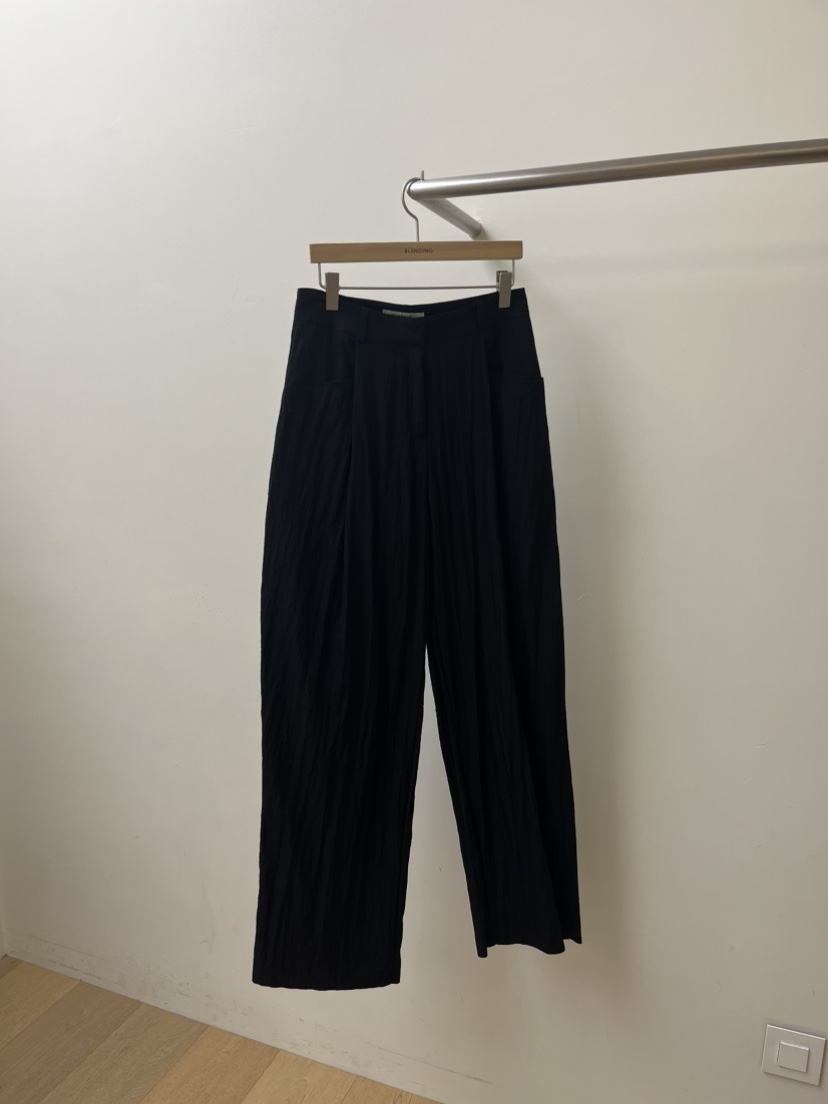 BLENDING-p韓國直郵女士新款熱賣人氣26春夏職業休閑休閑褲BLENDING-p休閑褲圖色2