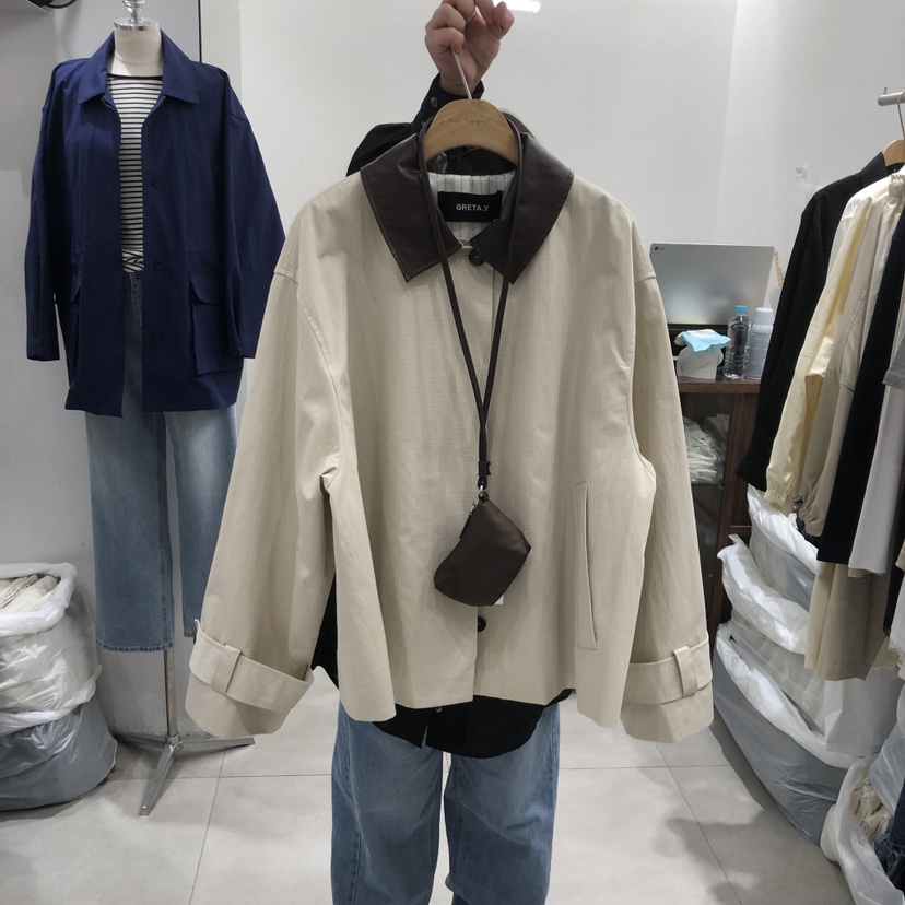 ANN MARGRET東大門實拍女士新款休閑夾克不含小包GRETA.Y夾克圖色1