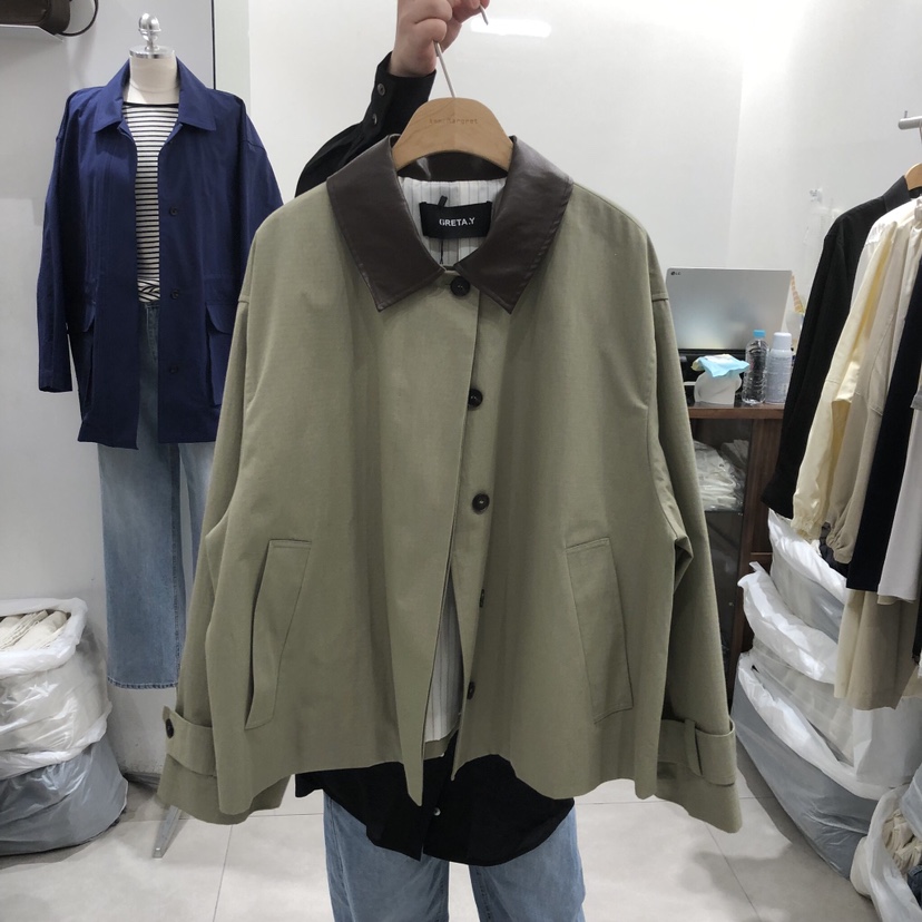 ANN MARGRET東大門實拍女士新款休閑夾克不含小包GRETA.Y夾克圖色2