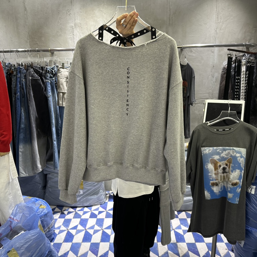 AMOUR東大門代購女士新品人氣休閑26春夏職業真品時尚衛衣AMOUR衛衣