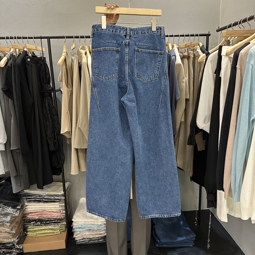 FLAMME TOIT/LUNAMDE韓國直郵女士新款休閑職業推薦牛仔褲FLAMME TOIT/LUNAMDE牛仔褲