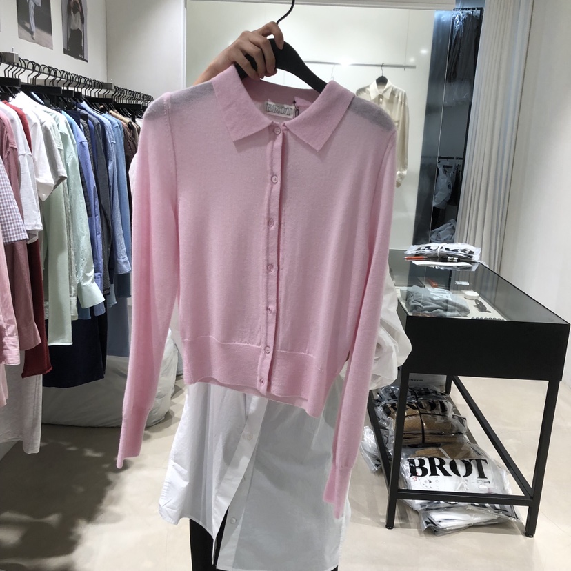 BROT韓國直郵女裝新品26春夏熱賣人氣真品休閑針織衫開衫BROT針織衫圖色2