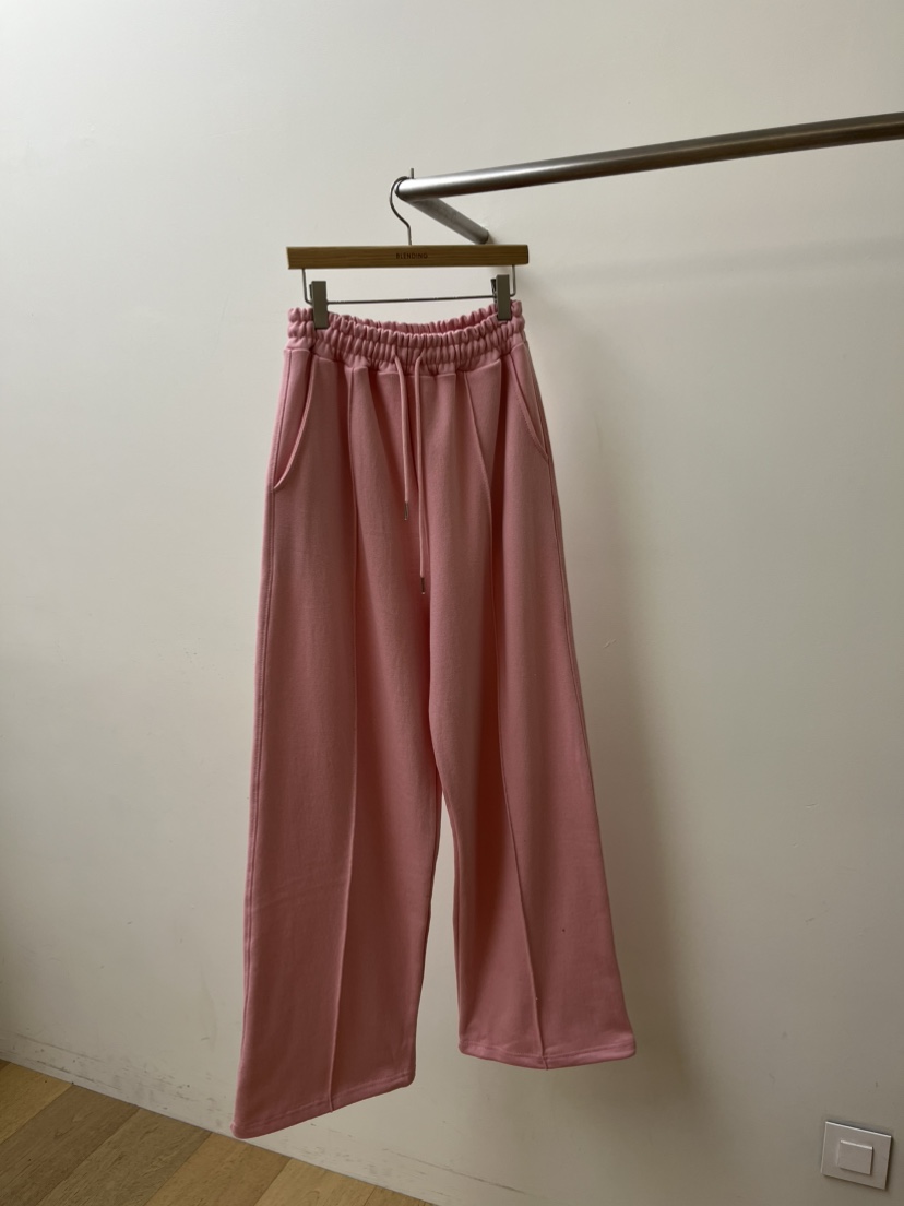 BLENDING-p東大門實拍女裝新品26春夏時尚真品休閑褲褶裥BLENDING-p休閑褲圖色2