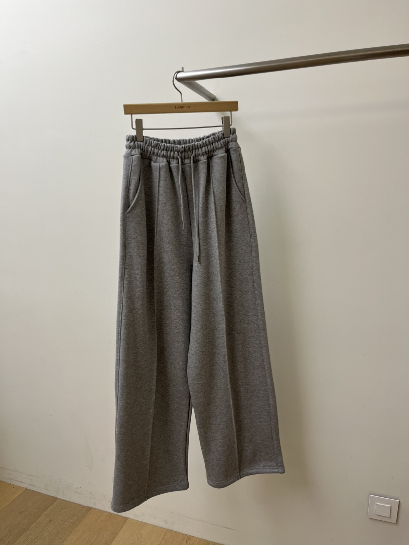 BLENDING-p東大門實拍女裝新品26春夏時尚真品休閑褲褶裥BLENDING-p休閑褲圖色3